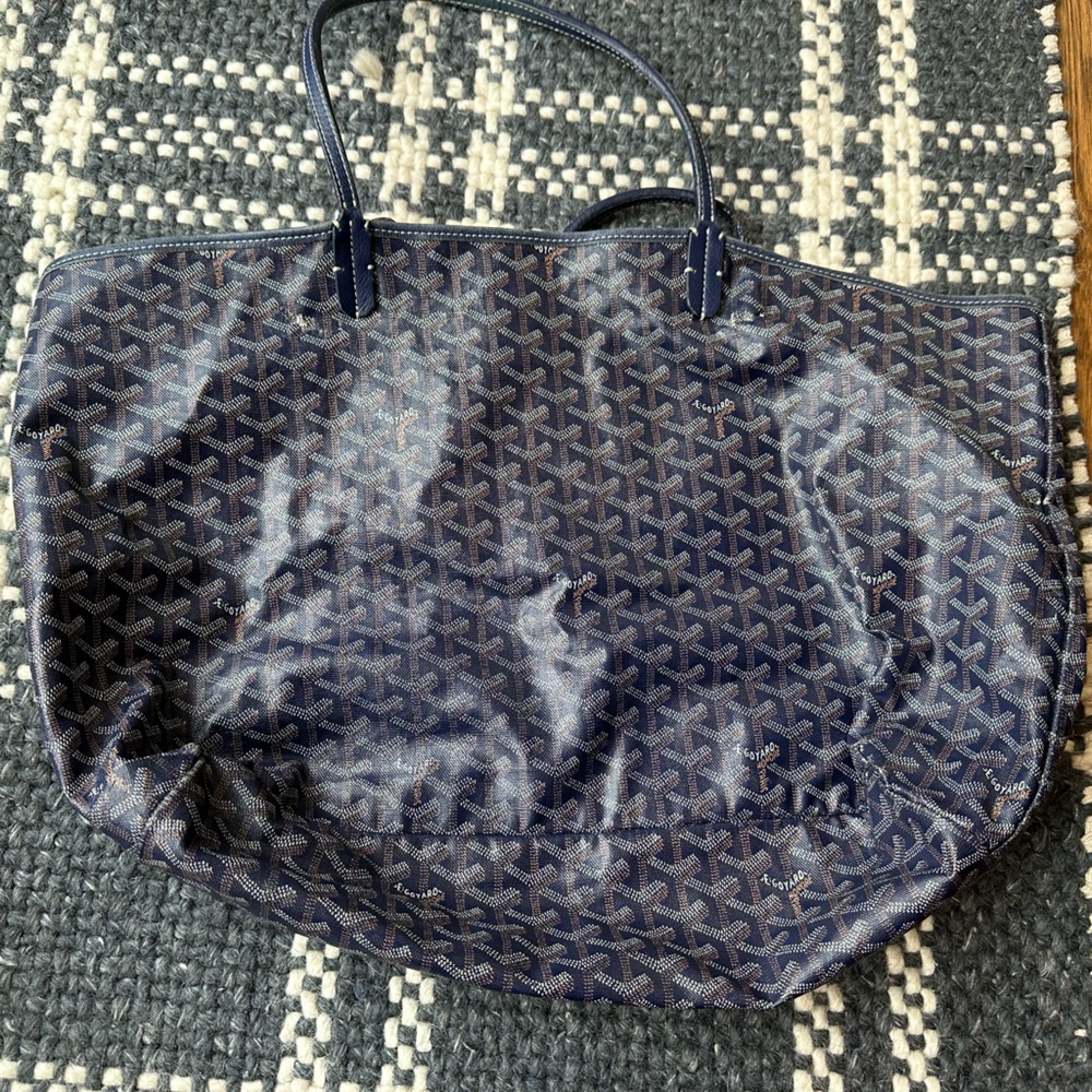 Goyard GM navy bag